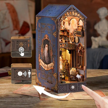 DIY Book Nook Leonardo da Vinci 19x10.8x26.9 cm hout