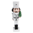 Notenkraker beeld 19 cm wit kunststof