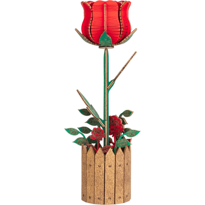Houten bloem modelbouw roos 80 stukjes