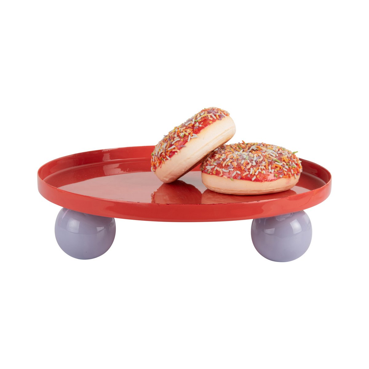 Tray Double Funky Round Large