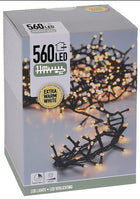 Clusterverlichting 560 LED 11M extra warm wit