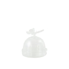 Snoepschaal glas transparant rond 5.5x5.5x6.5 cm