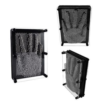 Nagelbord 18x13x4.5 cm zwart zilver