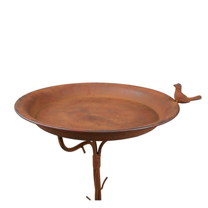 Vogelvoederbak 48x42x71 cm Bruin IJzer