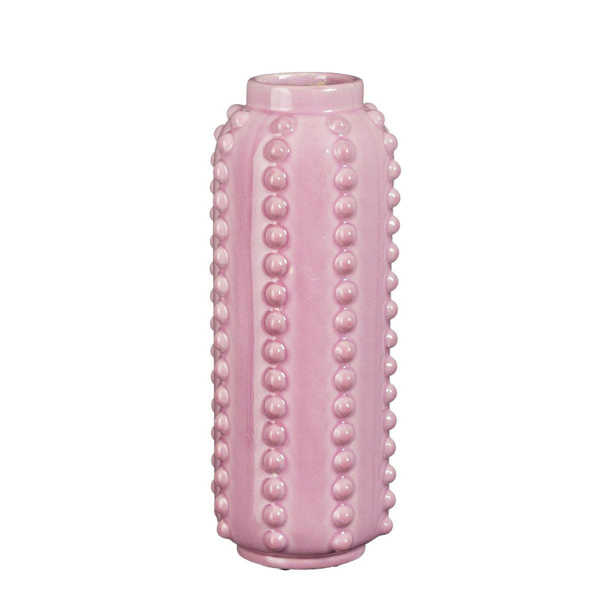 Vaas keramiek 30 cm roze
