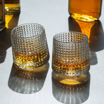 Whiskyglazen set van 2 borosilicaat glas