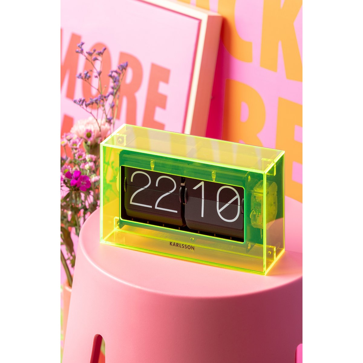 Boxed Flip Table Clock