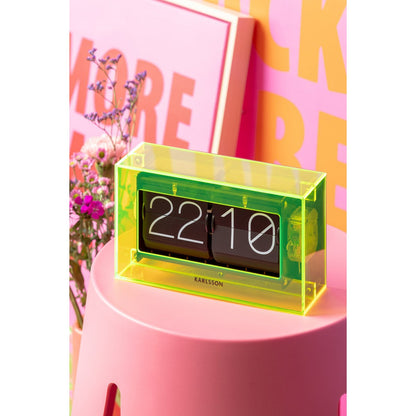 Boxed Flip Table Clock