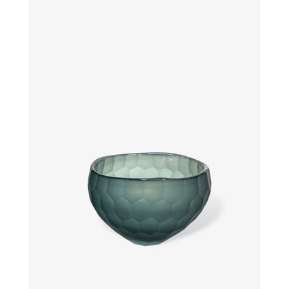 Kom 15 cm grijs glas