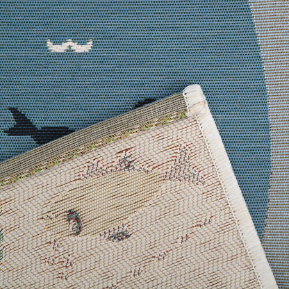 Speelkleed kinderen 123x180 cm oceaan