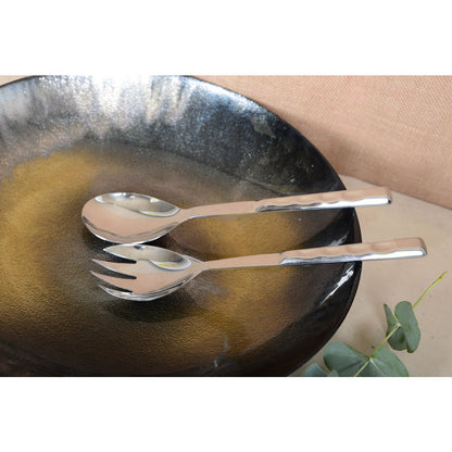 Salade bestek 28,5 cm zilver roestvrij staal