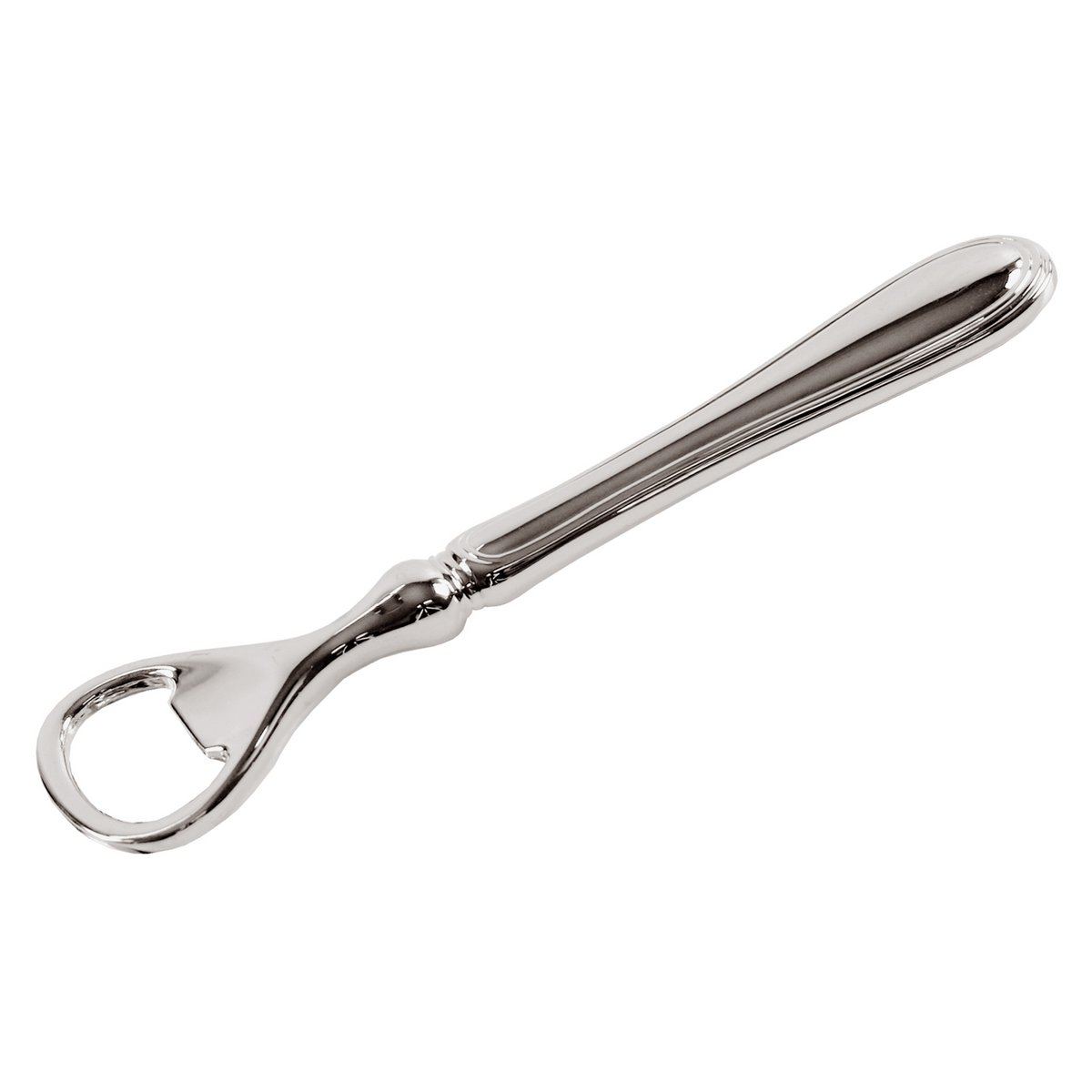 Flesopener 15 cm verzilverd