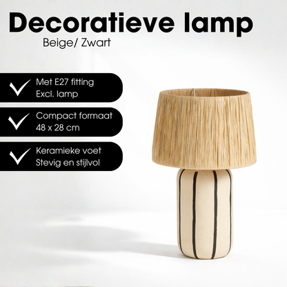 Staande lamp Denton Beige