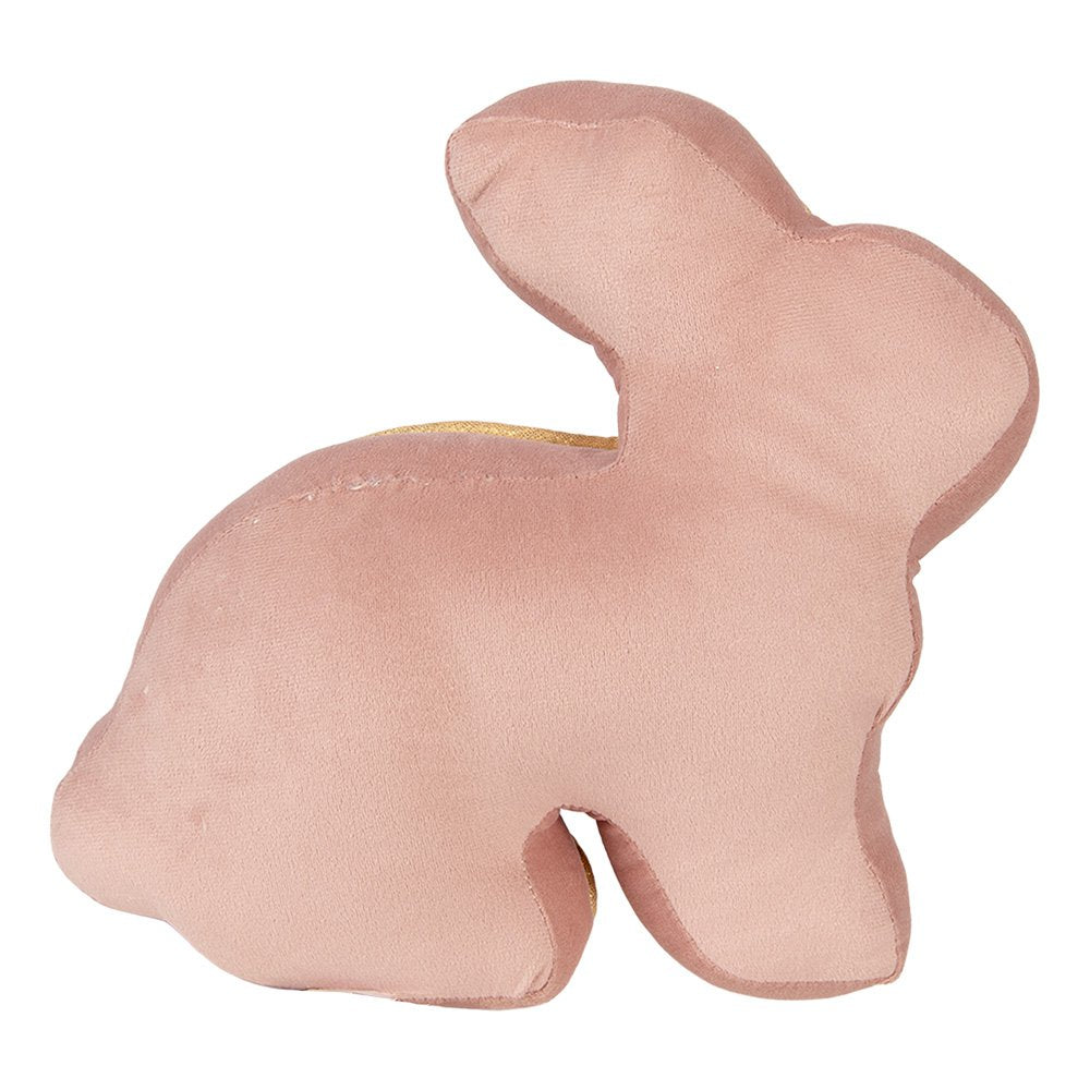 Doorstop Rabbit 29x10x27 cm Pink Polyester