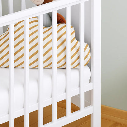 Hoeslaken baby 60x120 cm biologisch katoen wit