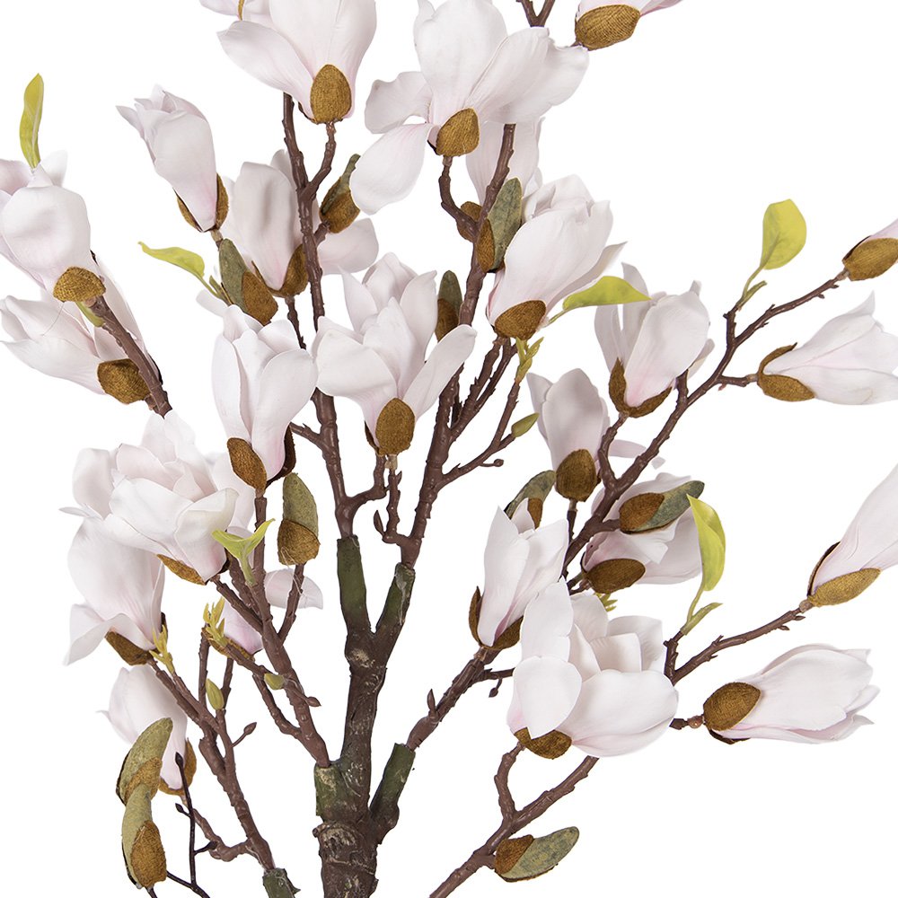 Kunstplant Magnolia 75 cm roze kunststof