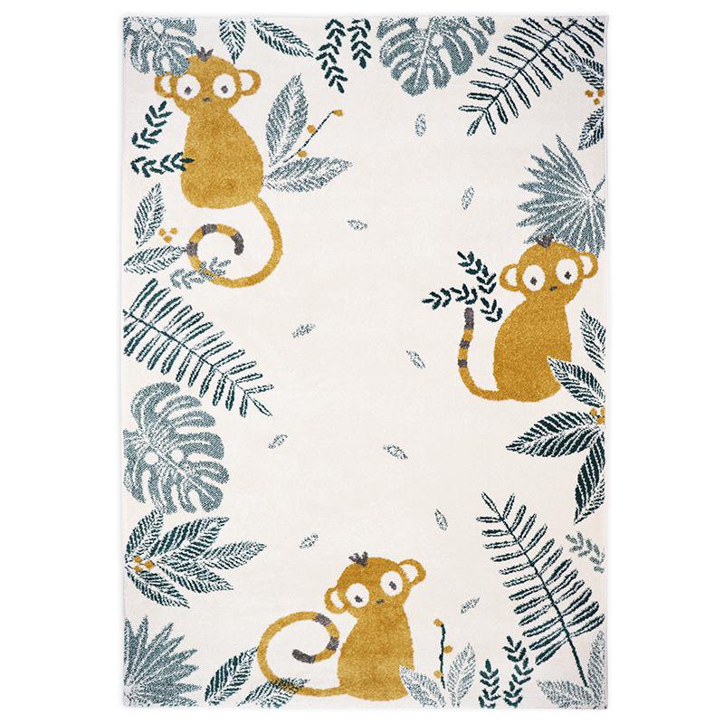 Vloerkleed kinderkamer 160x230 cm Monkey Paradise