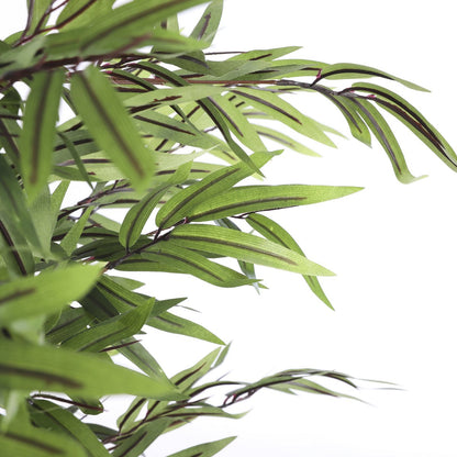Kunstplant bamboe 120 cm groen polyester
