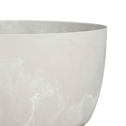 Plantenbak 33x18.5 cm grijs gerecycled plastic