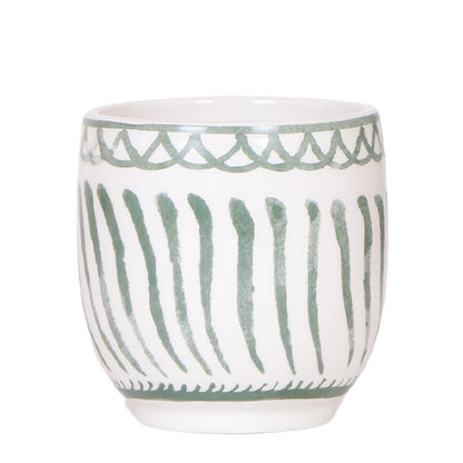 Keramische Sierpot Granada - Groen Ø9 cm