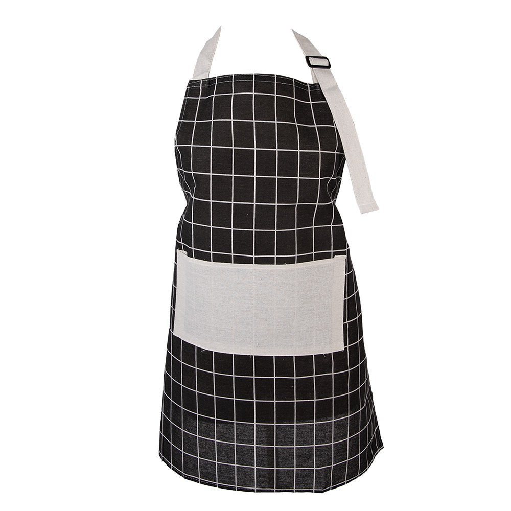 Kitchen Apron 69x68 cm Black Polyester
