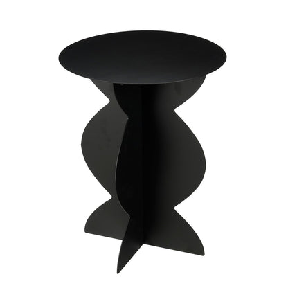 Rafi Bijzettafel - H50 x Ø40 cm - IJzer - Zwart
