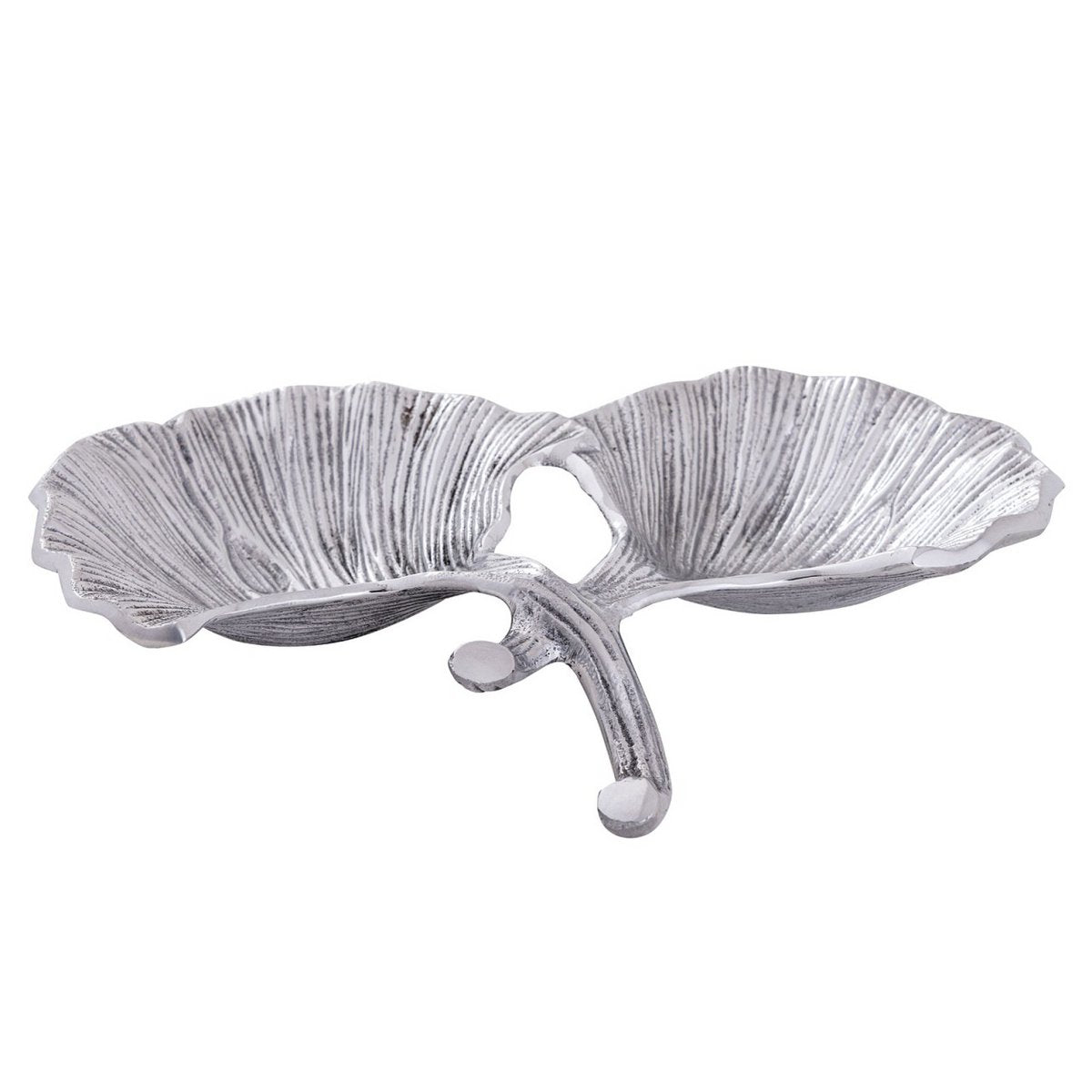 Decoratieve Schelpschaal 18 Delen Ginkgo Blad Goud Zilver