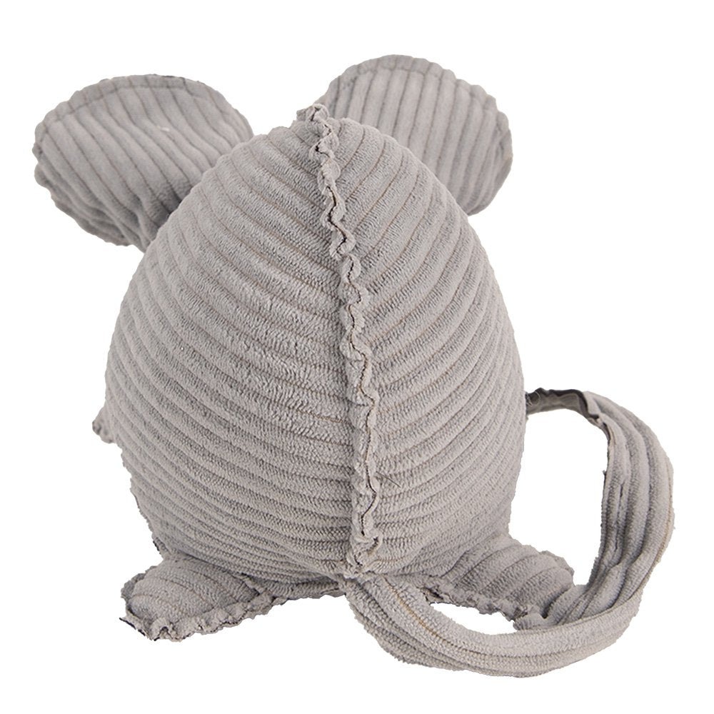 Deurstopper Muis 28x15x16 cm Grijs Synthetisch