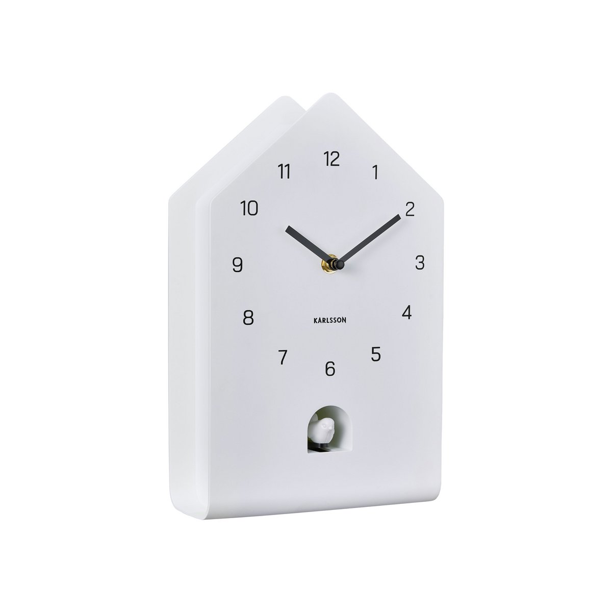 Wandklok Karlsson Fino 17x29 cm wit