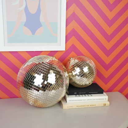 Discobal kersthanger 30x30x30 cm goud