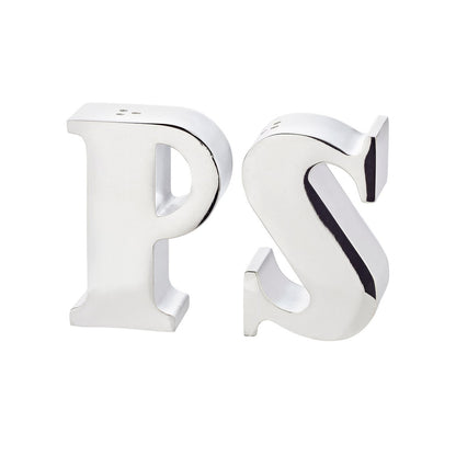Peper en zoutstrooier set verzilverd 7 cm