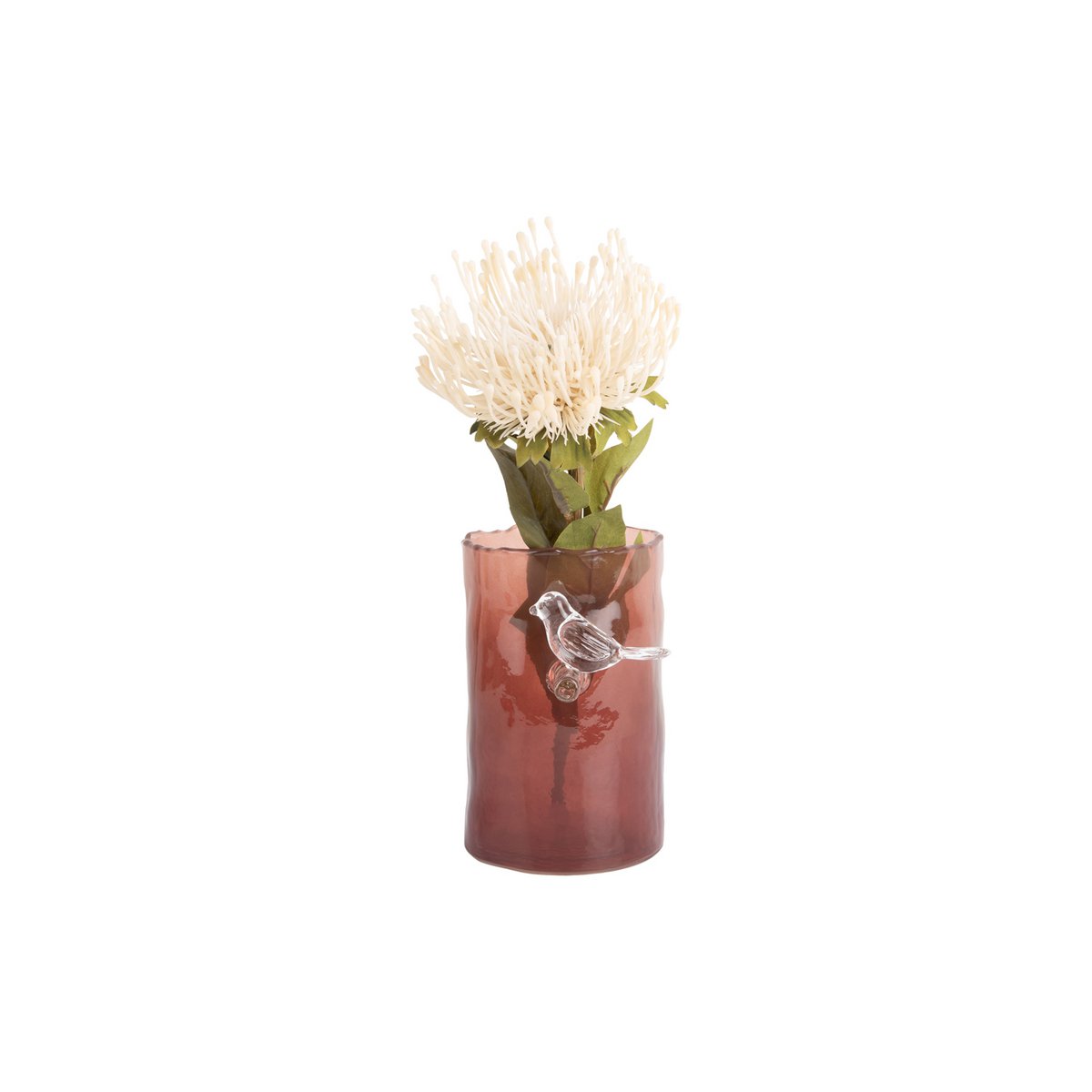 Vase Bird on Branch Small