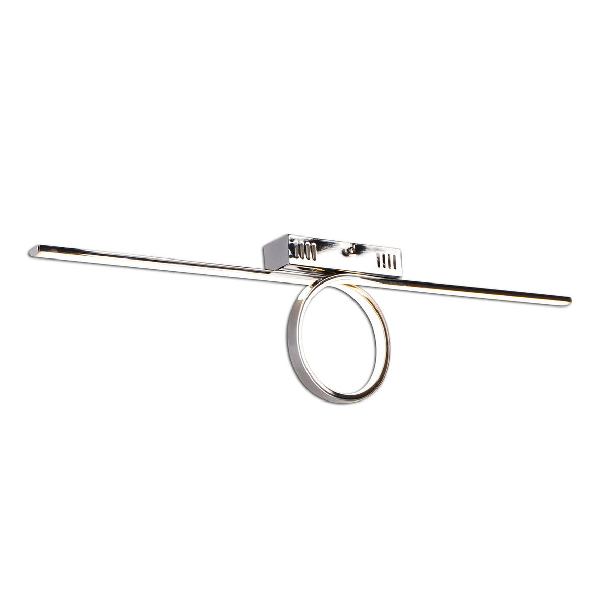 Plafondlamp LED Loop 75 cm chroom metaal