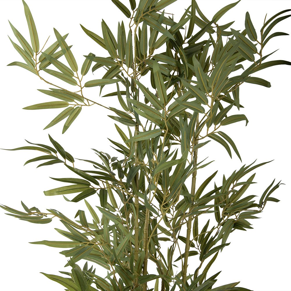 Kunstplant bamboe 160 cm groen kunststof