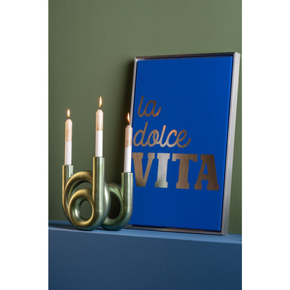 Wanddecoratie La Dolce Vita 40x60 cm blauw