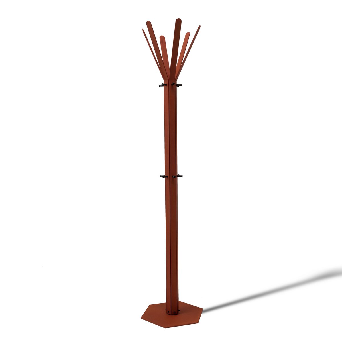 Gorillz Molto Staande Kapstok Koper Bruin 14 Kapstokhaken