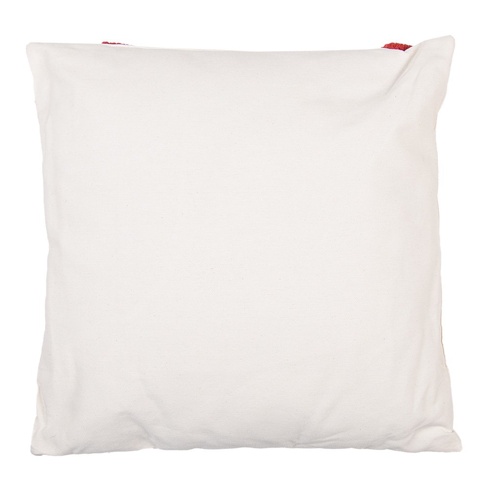 Cushion 45x45 cm White Synthetic
