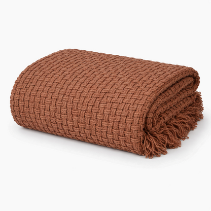 Plaid roze 180x130 cm polyester