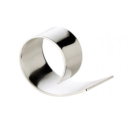 Servetringen set van 2 verzilverd 6x4 cm
