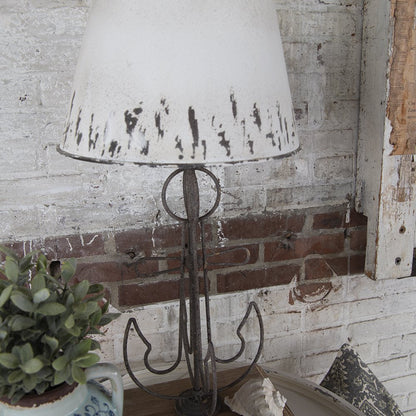 Table lamp Ø 35x79 cm beige brown wood desk lamp