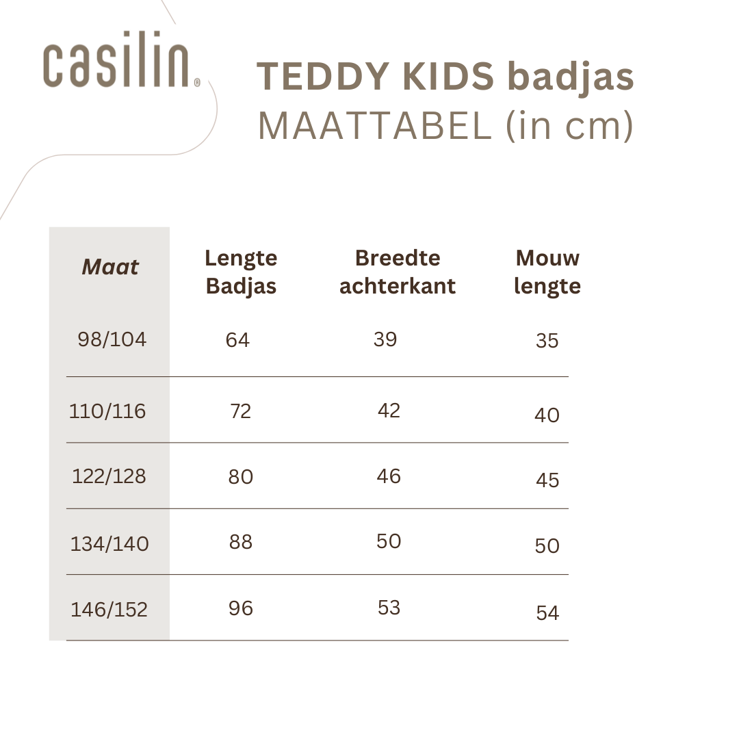Teddy children's bathrobe jeans