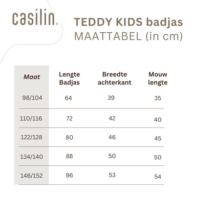 Teddy children's bathrobe jeans
