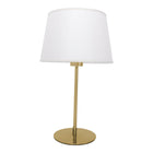 Table Lamp Bologna 45 Cm Beige Brass With Soft Lighting