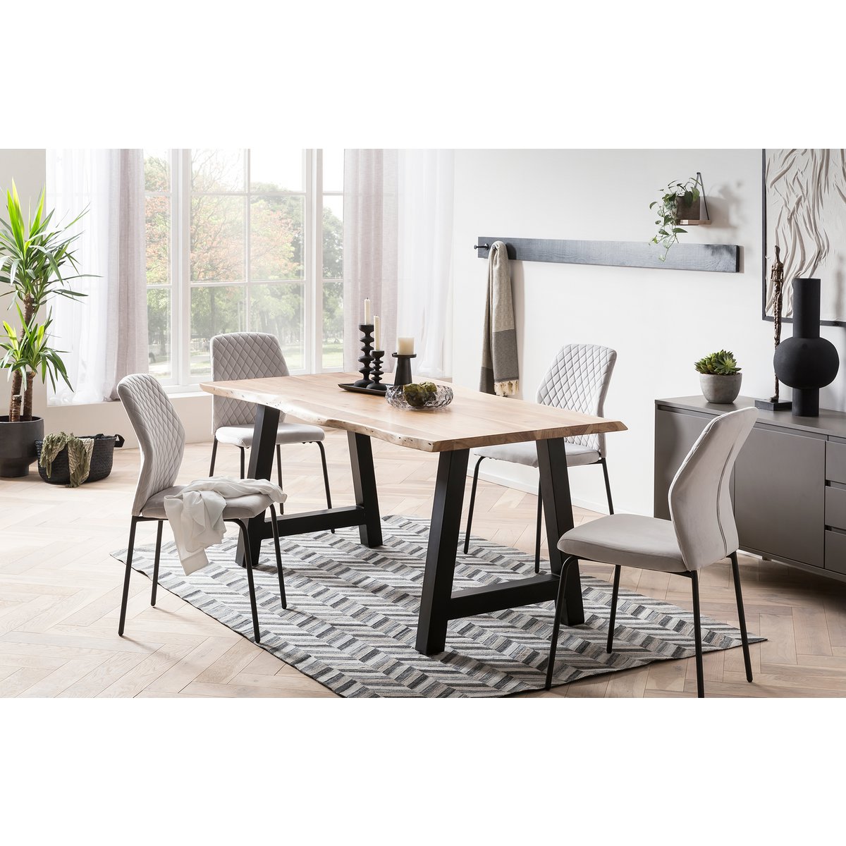 Acacia eettafel 140x80 cm