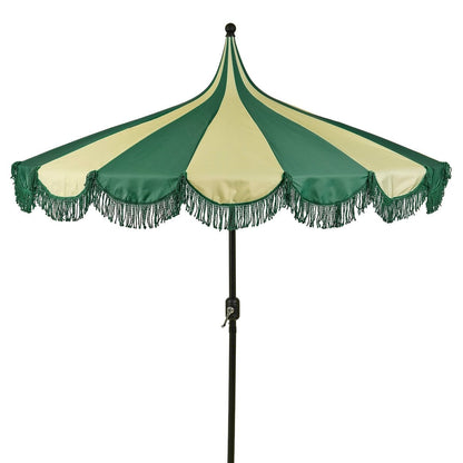 Parasol Ø235 cm donkergroen polyester
