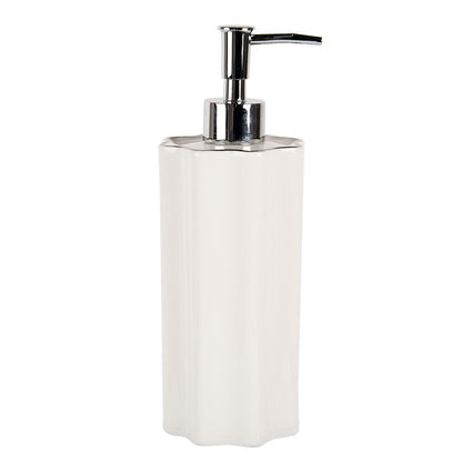 Zeepdispenser 475 ml wit keramiek