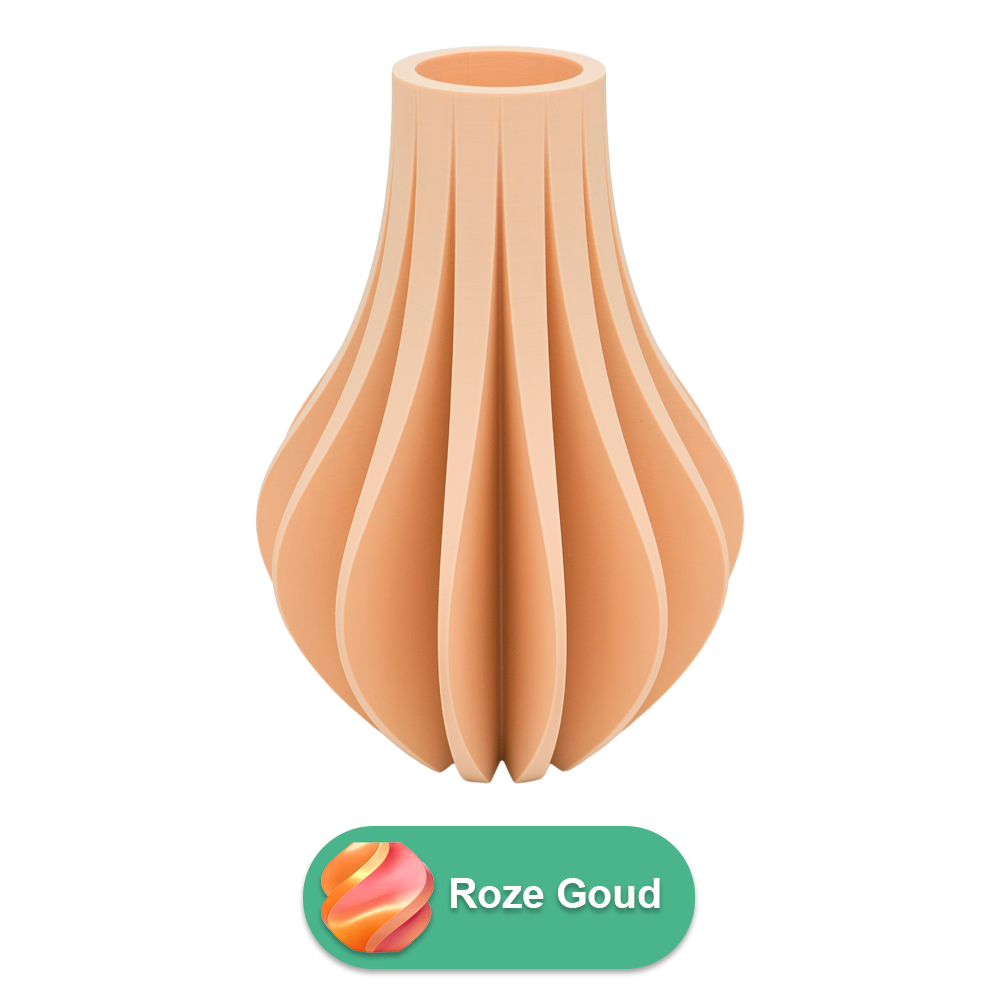 Aventa 3D vaas - 3D geprinte vaas - Duurzaam PLA - Geschikt voor kunstbloemen