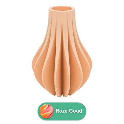 Aventa 3D vaas - 3D geprinte vaas - Duurzaam PLA - Geschikt voor kunstbloemen