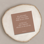 Tegeltje lieve mama 10x10 cm dibond