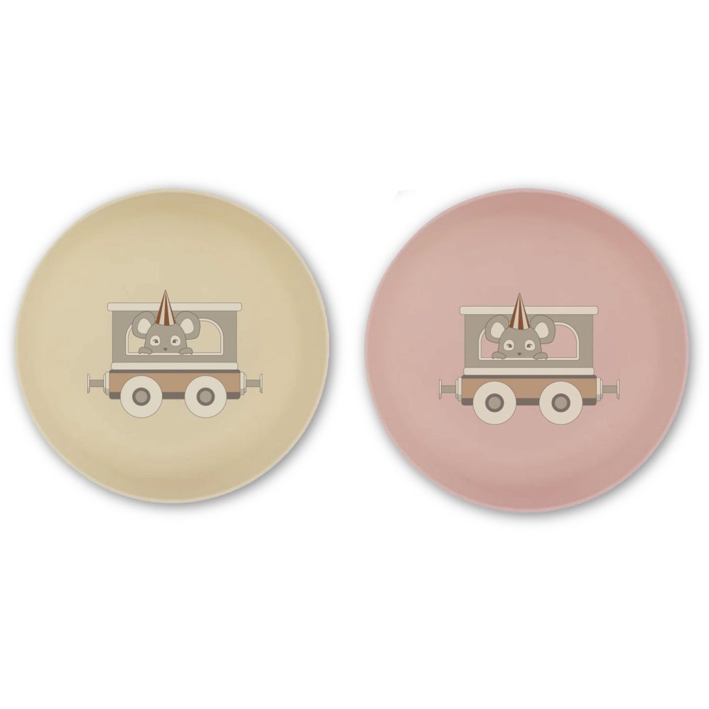 Kinderbord diep 14 cm PLA 2-pack